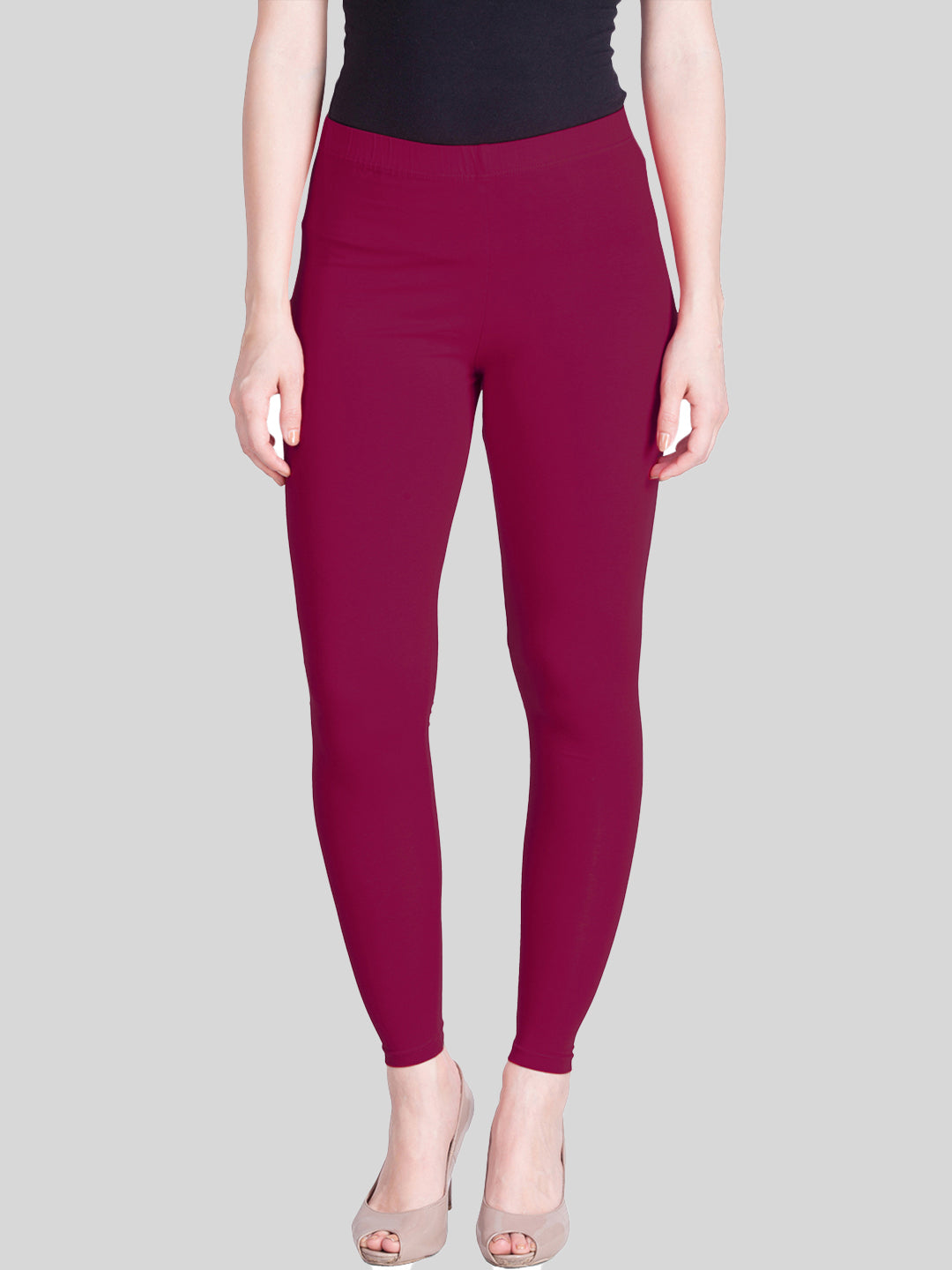 Buy Coral Pink Leggings for Women by AVAASA MIX N' MATCH Online | Ajio.com
