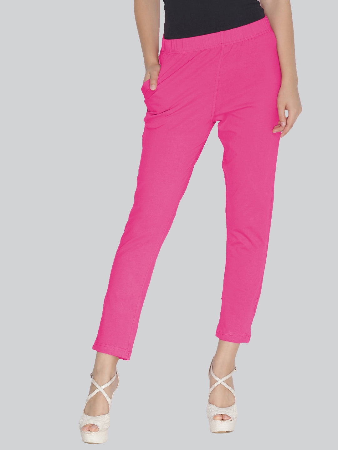 Dries Van Noten Pink Cropped Trousers In 305 Pink | ModeSens