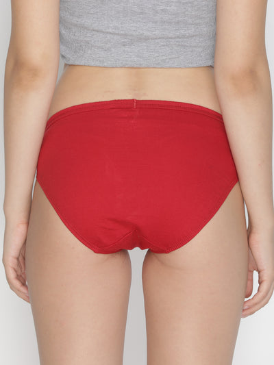 Solid Inner Elastic Bikini Assorted Color Panty #205