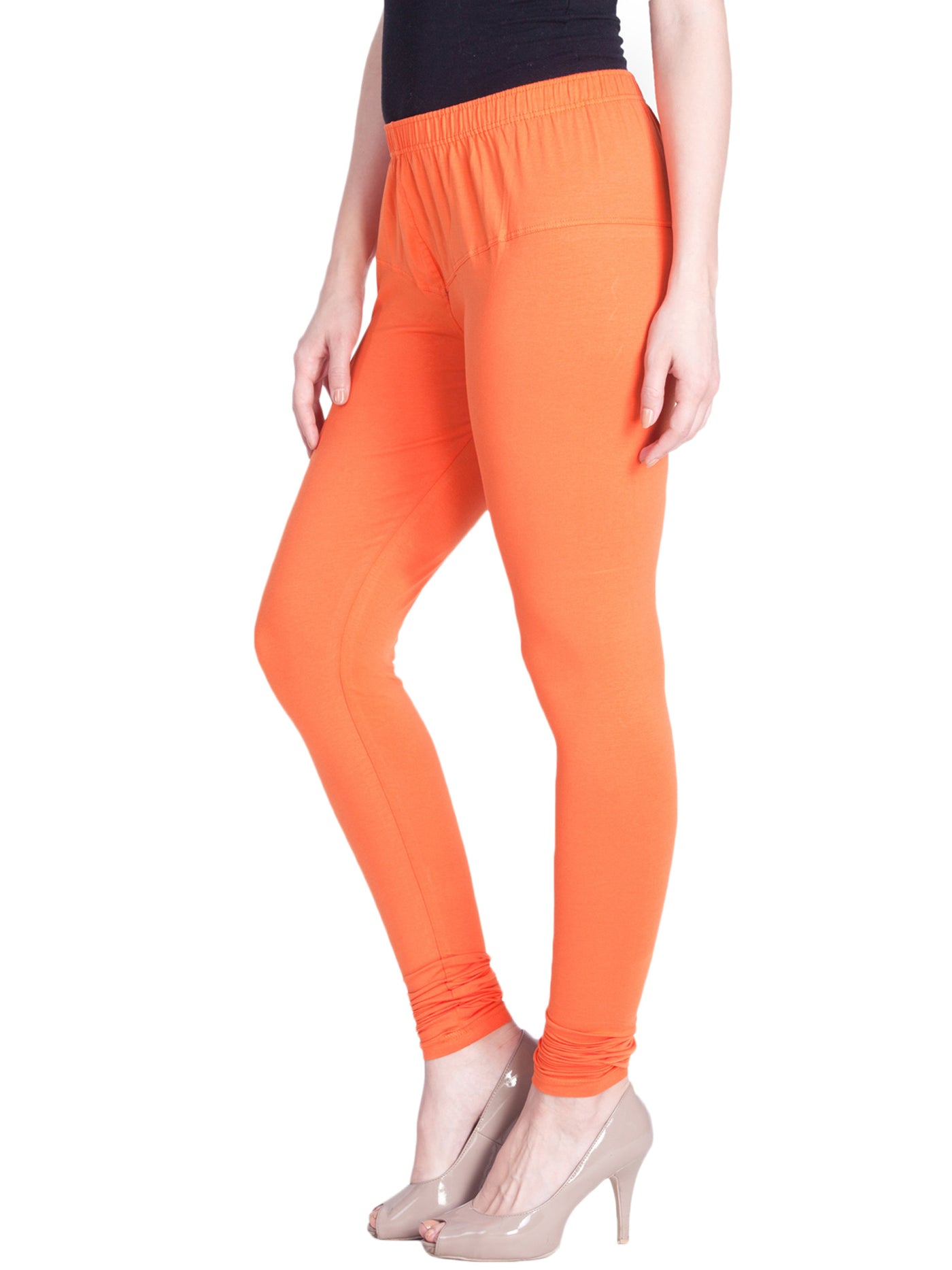 Lyra Women Solid Premium Cotton Plus Fit Churidar Leggings | Mid-Waist |  Fashionwear : Amazon.in: Fashion