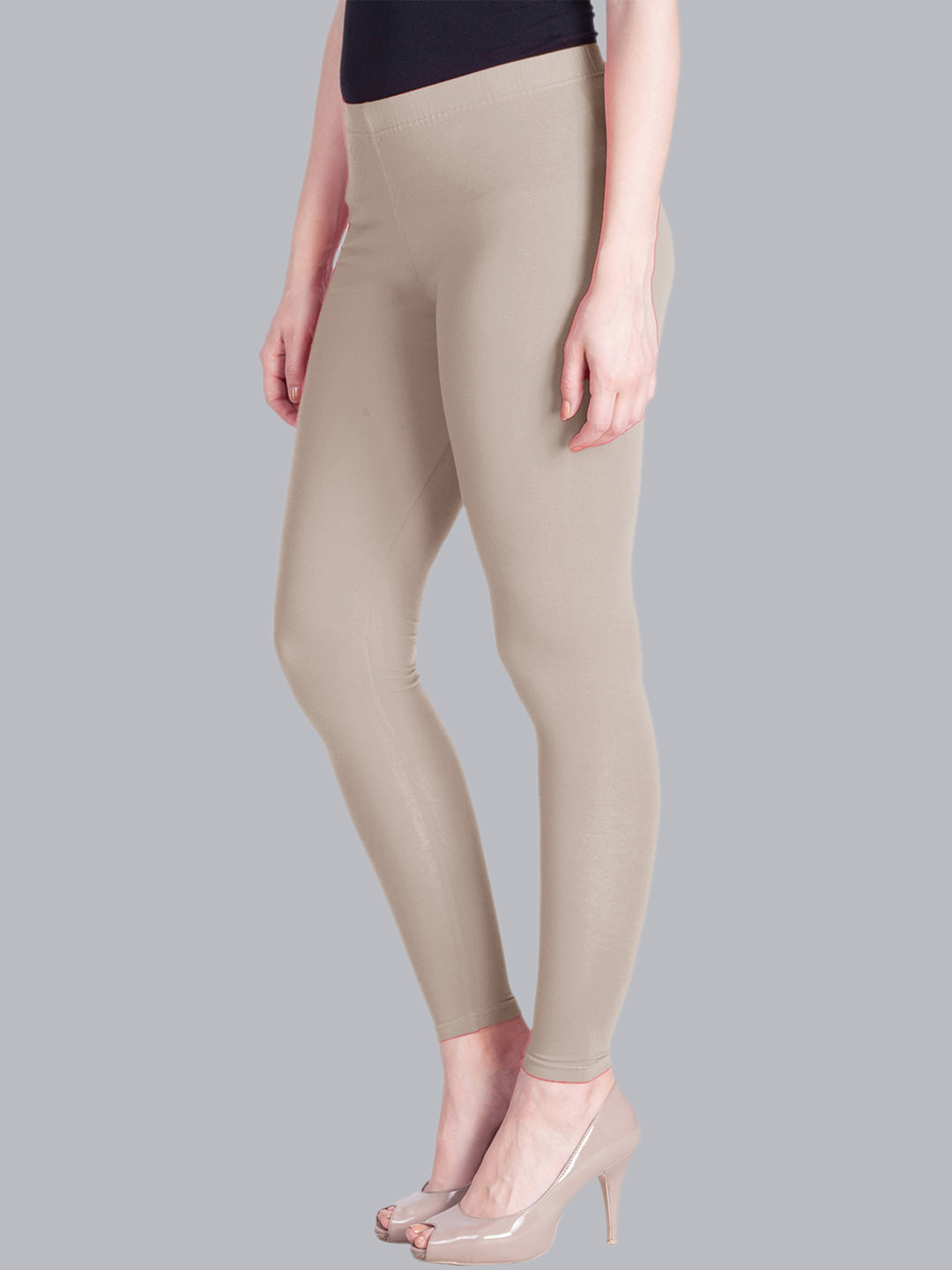 Cream Mid Waist Ladies Ankle Length Legging, Ethnic Wear, Skin Fit at Rs  160 in Surat