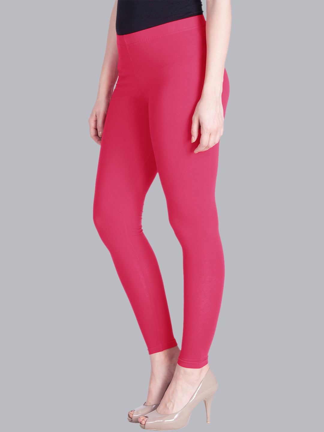 Prisma Full Length Peach Coral - M, Coral at Rs 190, Ankle Length Leggings