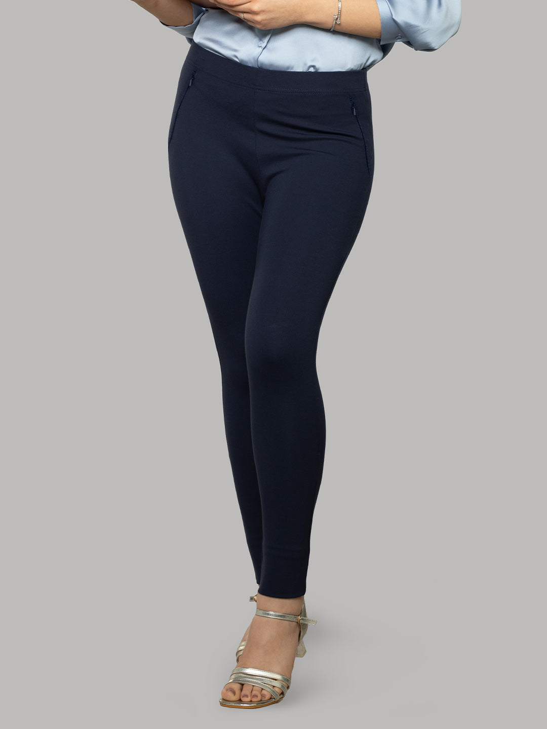 Navy blue treggings hotsell