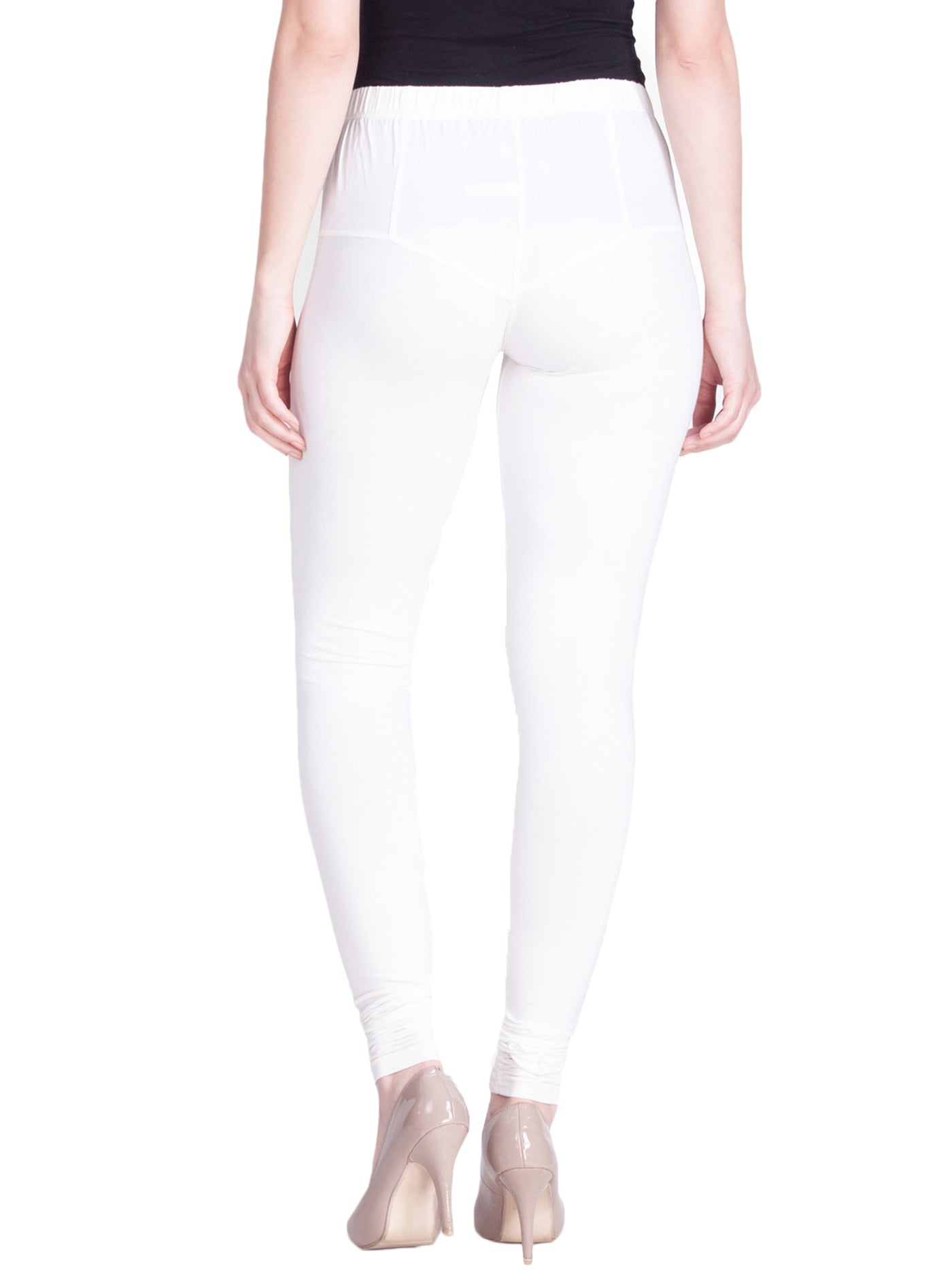 Indian Comfortable Wear All Day Long And Breathable White Color Cotton Lycra  Leggings For Ladies at Best Price in Kotdwara | New Look Garment