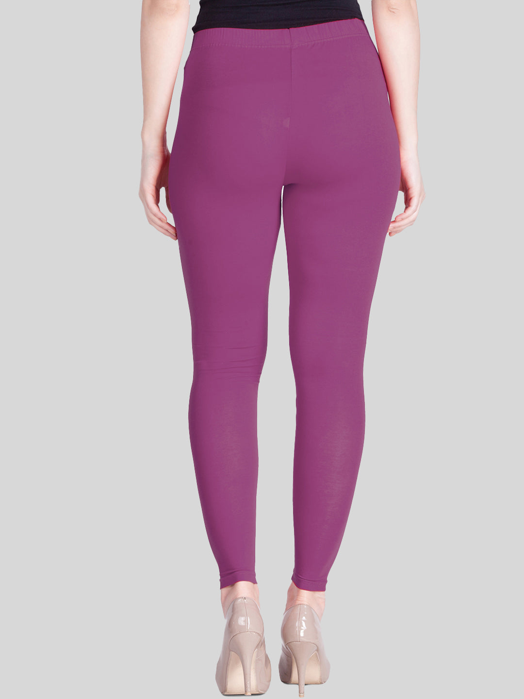 Buy Lux Lyra Women's Slim Fit Cotton Leggings (LYRA_AL_FS_1PC_Purple, Dark  Violet_Free Size) Online In India At Discounted Prices