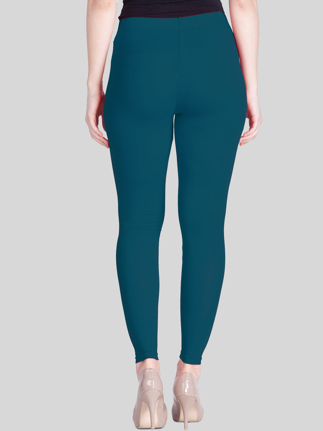 Blue Mid Waist Lux Lyra Ankle Length Leggings, Size: Free Size, Straight  Fit at Rs 250 in Surat