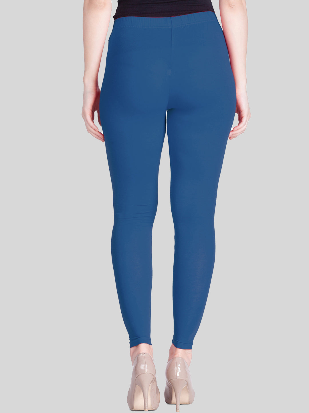 Sky Blue Womens Slim Fit Cotton Ankle Length Leggings Legging for women  Sizes  KEX  3767911