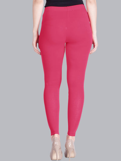Buy Lux Lyra Ankle Length Legging L48 Peach Free Size Online at Low Prices  in India at Bigdeals24x7.com