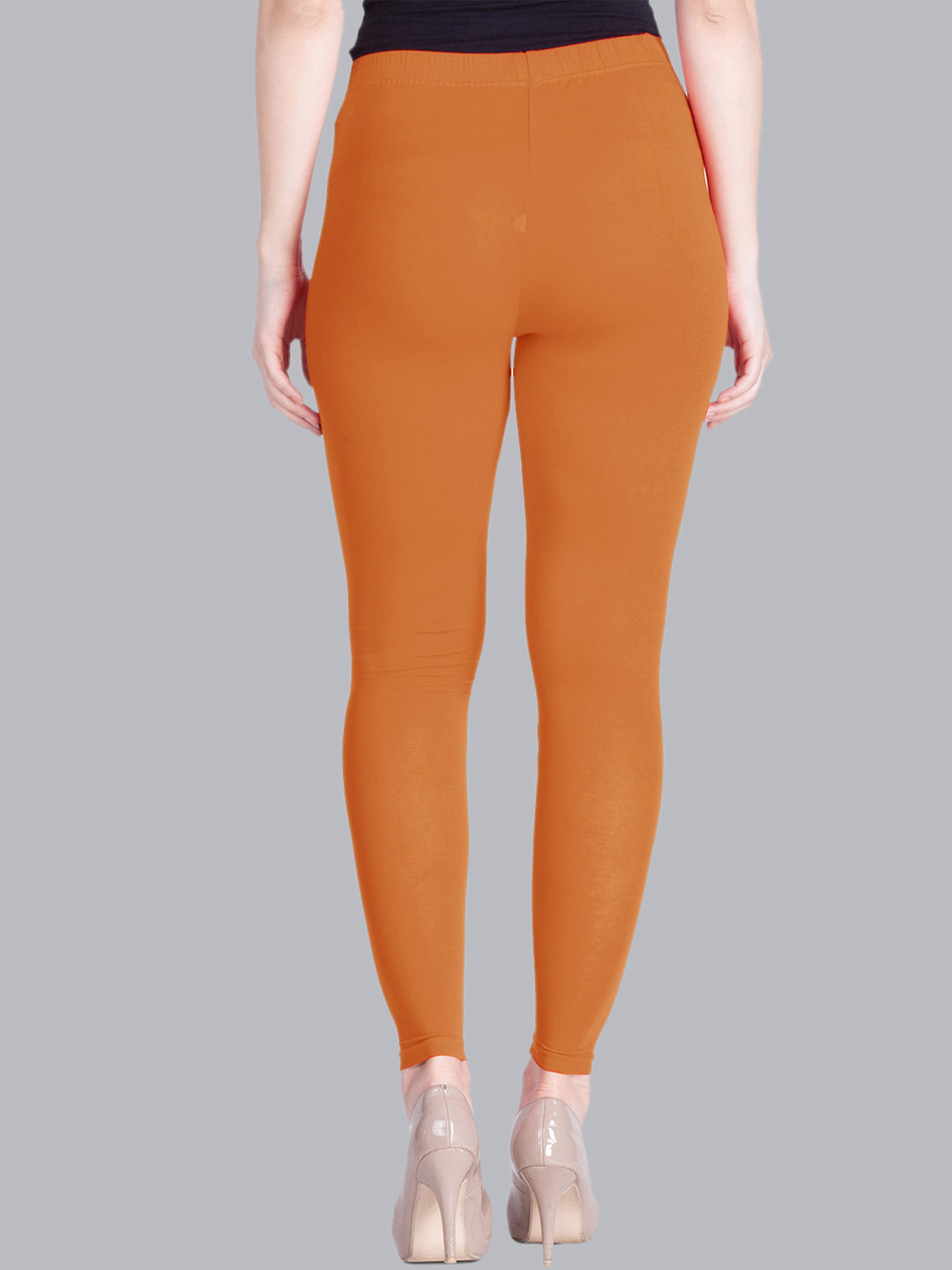 Buy Lyra Fire Orange Churidar Leggings Online