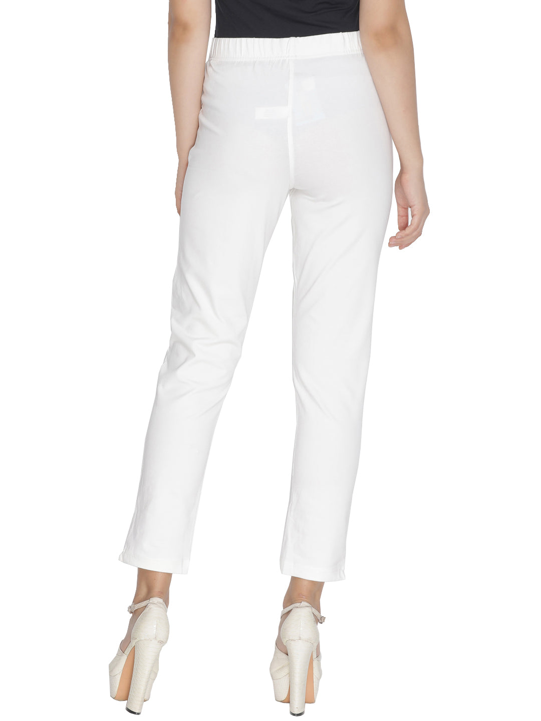 Buy White Trousers  Pants for Women by SELVIA Online  Ajiocom