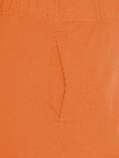 Orange Stretch Pencil Pant