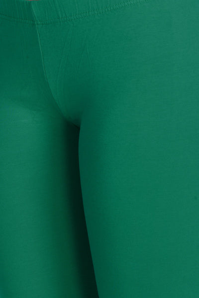 Green Capri Leggings