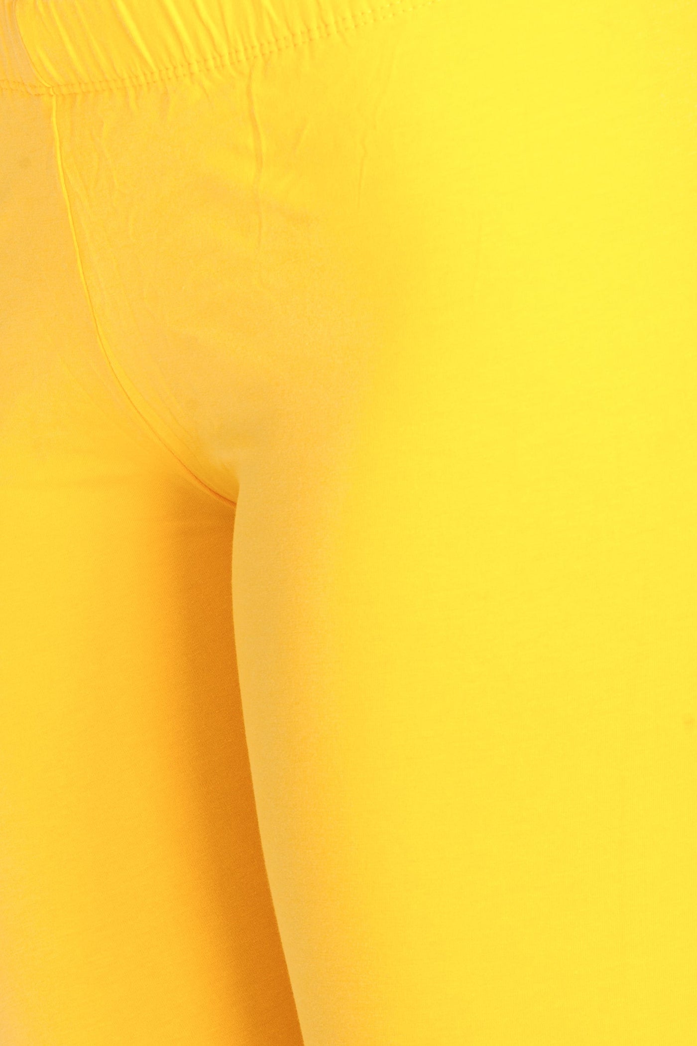 Yellow Capri Leggings