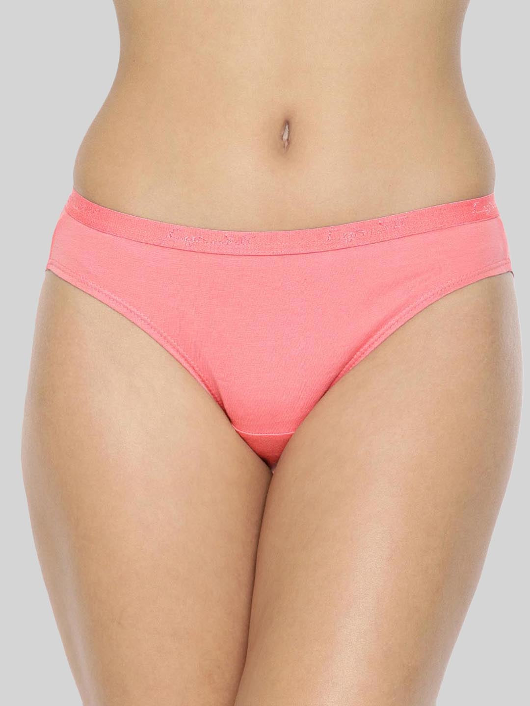 Solid Outer Elastic Bikini Assorted Color Panty #203