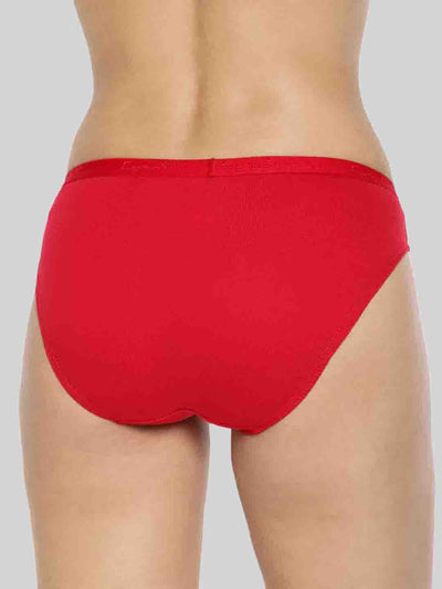 Solid Outer Elastic Bikini Assorted Color Panty #203